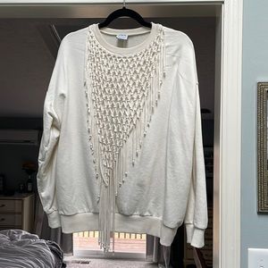Zara Fringe Sweatshirt
